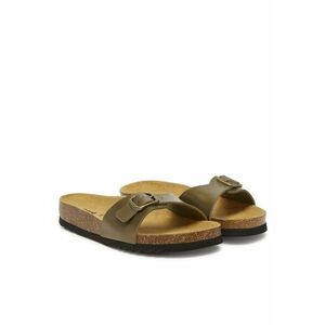 Papuci dama - Estelle - piele ecologica - khaki imagine