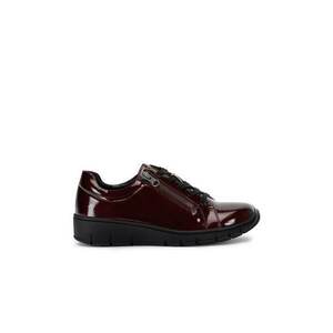 Pantofi dama WS6075-16 - Piele ecologica - Visiniu - imagine