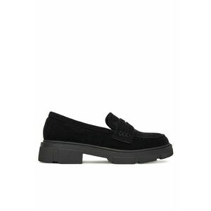 Mocasini dama negru tesatura imagine