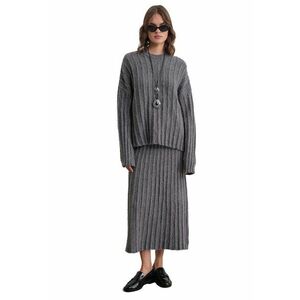 Compleu dama - Gri - Tricot - imagine