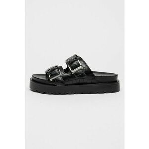 Papuci cu model crocodil Raya Ari - Negru imagine