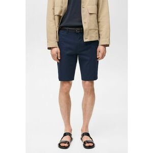 Pantaloni scurti cu talie medie - Bleumarin imagine