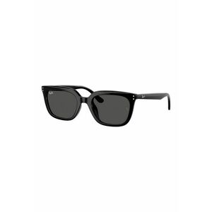 Ochelari de soare wayfarer unisex cu lentile uni - Negru imagine