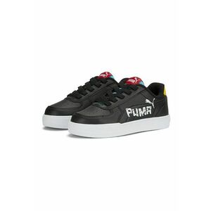 Pantofi sport de piele ecologica Puma Caven - Negru/Galben/Alb murdar imagine