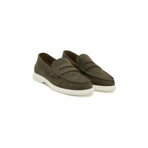 Mocasini barbatesti - piele naturala - verde imagine