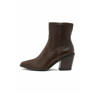 Botine din piele intoarsa cu toc cubanez Kora imagine