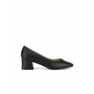 Pantofi dama cu toc - Negru imagine