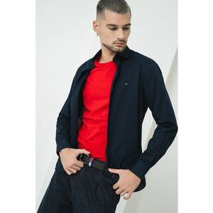 Camasa slim fit din amestec de bumbac - Albastru ultramarin/Albastru imagine