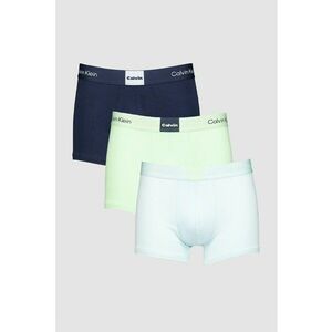 Set de boxeri din amestec de bumbac - 3 perechi - Albastru deschis/Bleumarin/Verde menta imagine