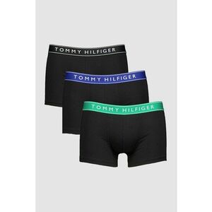 Set de boxeri cu banda logo in talie - 3 perechi - Negru/Negru stins imagine