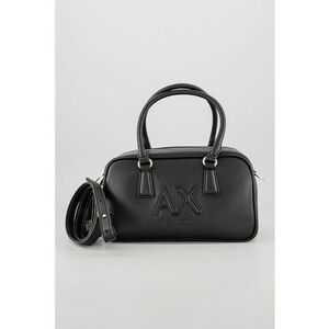 Geanta cu maner si broderie logo - Negru imagine