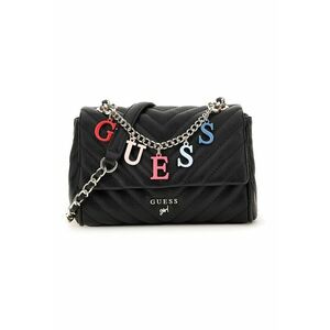 Geanta crossbody cu aspect matlasat - Negru imagine