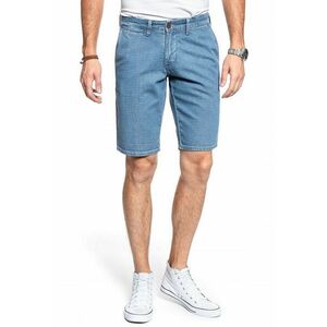 Pantaloni scurti barbati Classic Chino - albastru - bumbac - imagine