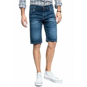 Pantaloni scurti barbati CHICAGO SHORT - albastru - regular fit - bumbac/poliester imagine