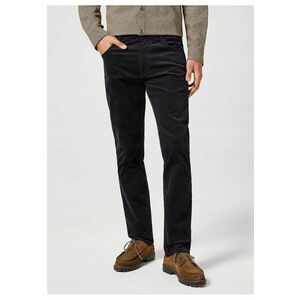 Pantaloni barbati GREENSBORO - regular fit - negru - bumbac si elastan - imagine
