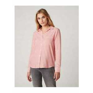 Camasa dama model 1PKT STRIPE - roz - bumbac - Marime imagine