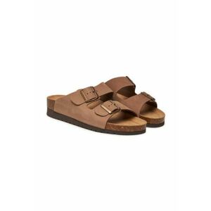 Papuci dama - Grunland - piele naturala - maro - imagine