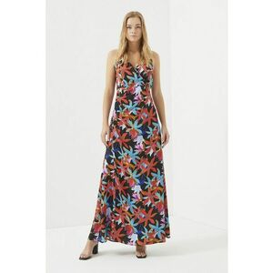Rochie cu decolteu in V si model - Multicolor imagine