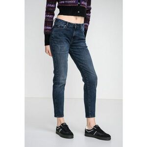 Blugi crop slim fit - Albastru inchis imagine