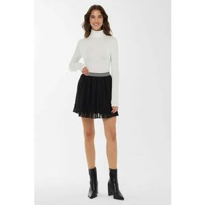 Fusta pantalon dama poliester - Negru imagine