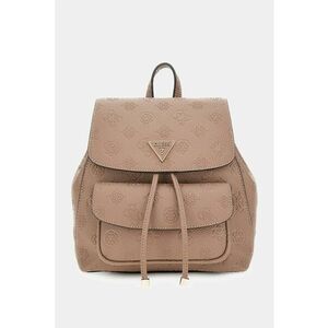 Rucsac din piele ecologica cu model monograma Cresidia II - Maro camel imagine