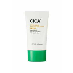 Green Derma Mild Cica Sun Cream Crema de fata SPF 50 50 ml imagine