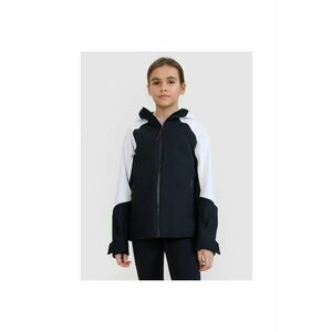Geaca trekking copii neagra - poliester - membrana 5000 imagine
