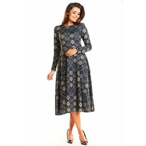 Rochie dama Poliester - M183 - negru/auriu - Auriu/Negru imagine