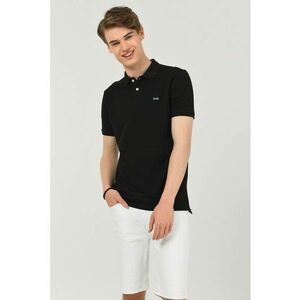 Tricou polo regular fit Lake - Negru imagine