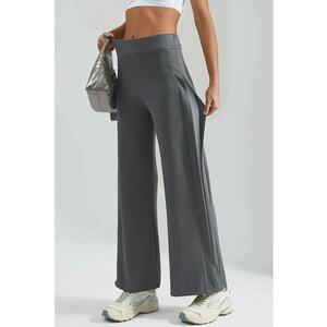 Pantaloni dama Bersan gri - Gri imagine