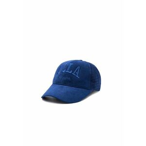 Sapca unisex cu logo supradimensionat brodat Tomisin - Bleumarin imagine