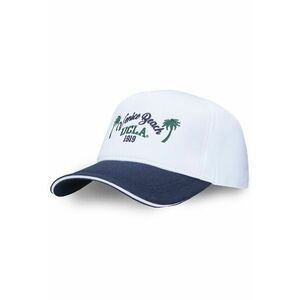 Sapca unisex cu palmieri brodati Cairo - Alb imagine