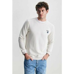Bluza de trening cu decolteu la baza gatului - VALLEY - Alb imagine