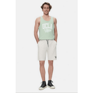 Pantaloni scurti din amestec de bumbac Fowler - Alb - Alb imagine