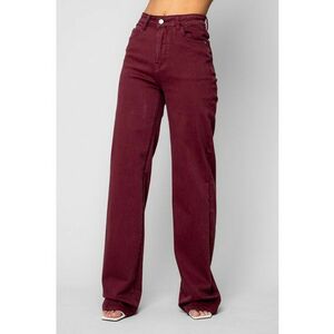 Blugi lungi regular Burgundy 20096 - Visiniu imagine