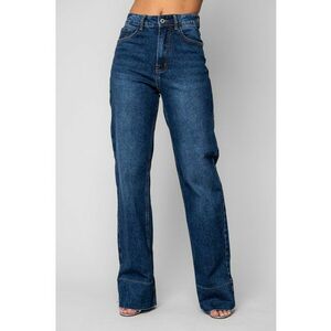 Blugi elastici largi Dark Blue 20086 imagine