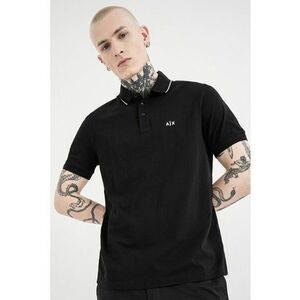 Tricou polo slim fit - Negru imagine