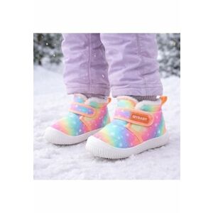 Ghete de iarna pentru copii - imprimeu curcubeu - Multicolor imagine