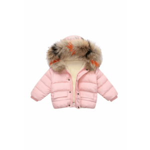 Geaca Din Blanita - Uni - Fermoar - Maneca lunga - 687989 - Roz imagine