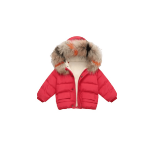 Geaca Din Blanita - Uni - Fermoar - Maneca lunga - 687989 - Rosu imagine