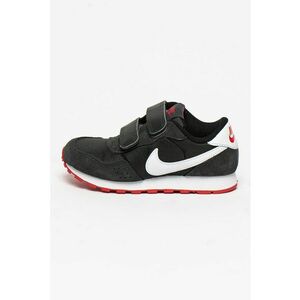 Pantofi din material textil si piele intoarsa cu logo MD Valiant - Negru/Gri inchis imagine