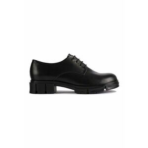 Pantofi clasici de piele cu toc masiv Teala - Negru imagine
