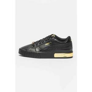 Pantofi sport din piele Cali Star - Auriu/Negru imagine