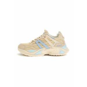 Pantofi sport cu garnituri de piele intoarsa - Bej/Albastru imagine