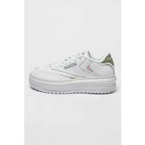 Pantofi sport flatform Club C Extra - Piersica/Alb optic imagine