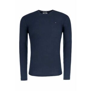 Bluza cu maneca lunga pentru barbati - bleumarin - bumbac imagine