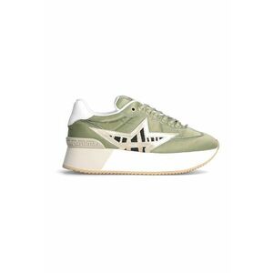Pantofi sport wedge cu logo - Verde feriga imagine