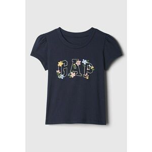 Tricou de bumbac cu imprimeu - Bleumarin imagine