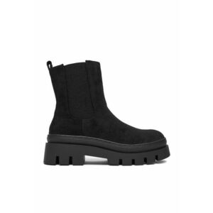 Botine dama HX21069-1A - Textil - Negru imagine