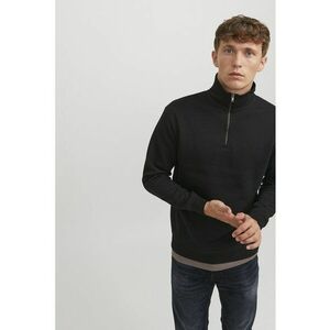 Bluza de trening cu fenta cu fermoar - Negru imagine